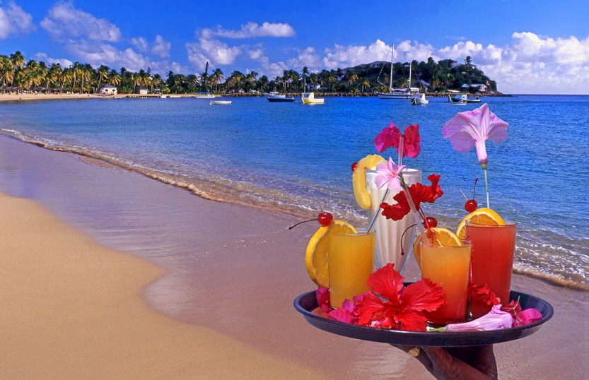 ANTIGUA, Morris Bay and Cocktails A 833