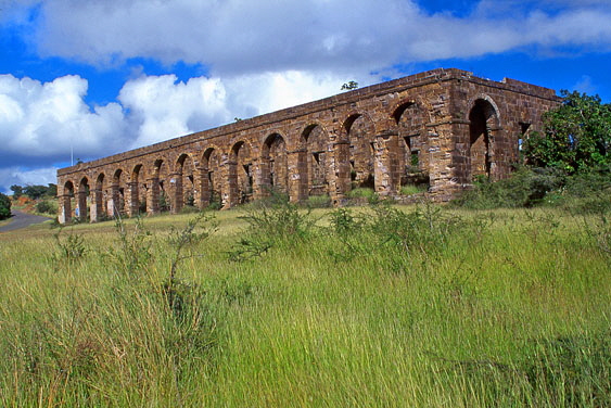 ANTIGUA, Shirley Heights, ruins of fortifications, ANT997JPL A 570