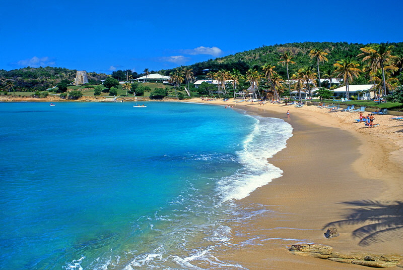 ANTIGUA, beach near Hawksbill Beach Resort, ANT741JPL A 800