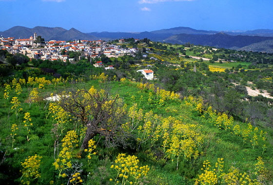CYPRUS, Lefkara village, and countryside view, CYP179JPL A 560