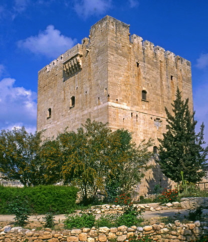 CYPRUS, Limassol area, KOLOSSI CASTLE, CYP214JPL A 415