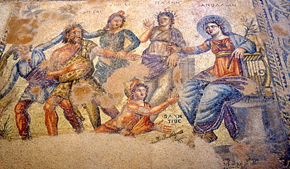 CYPRUS, Paphos, Kato Paphos, House of Aion, mosaics, CYP241JPL A 410