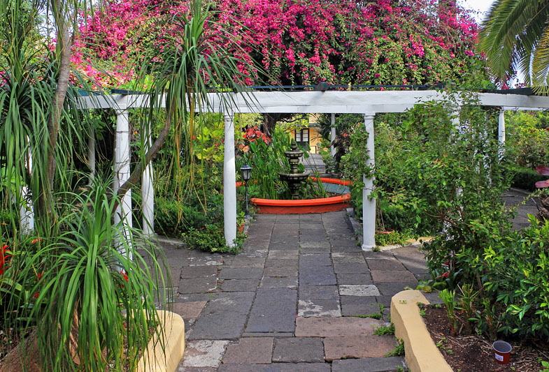 Canary Islands, TENERIFE, Puerto de la Cruz, Sitio Litre Garden, SPN1597JPL 800