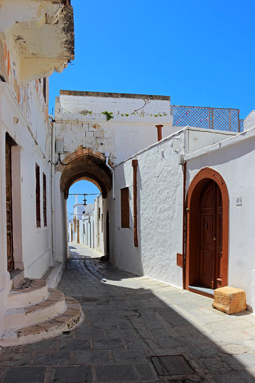 RHODES, Lindos, village street, GIS1314JPL 370