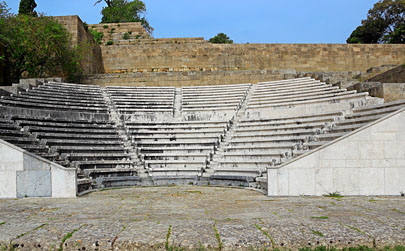 RHODES, Rhodes Town, Acropolis site, Odeon, GIS1692JPL 270 deep