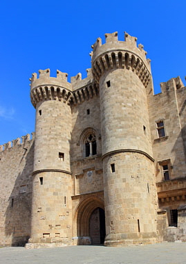 RHODES, Rhodes Town, Old Town, Palace of the Grand Master, main entrance, GIS1464JPL 270