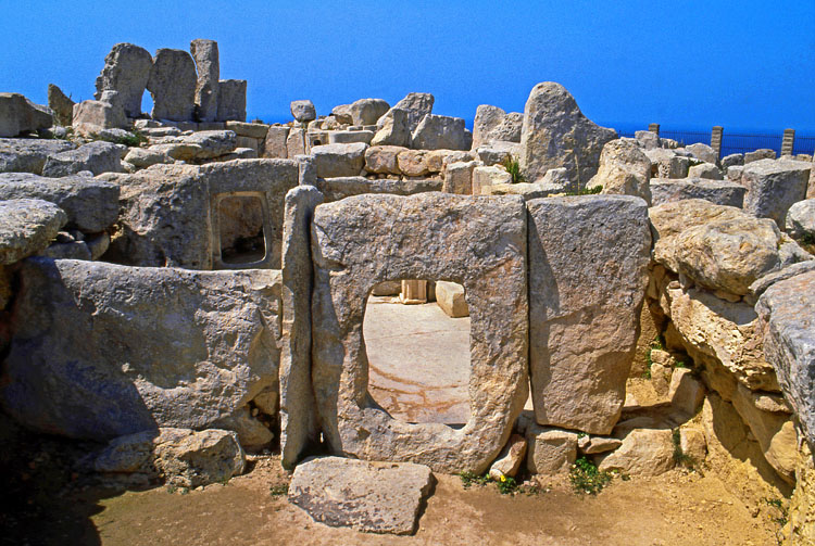 MALTA, Hagar Qim temple ruins, magalithic, MLT701JPL A 750