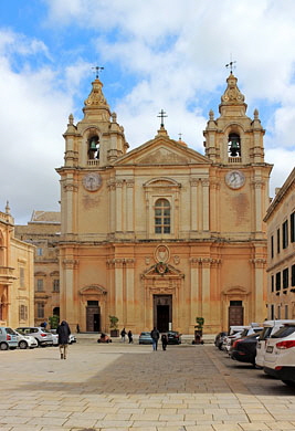 MALTA, Mdina, St Paul's Church, MLT1034JPL 400 deep