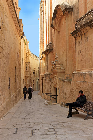 MALTA, Mdina, narrow street, MLT1031JPL 370