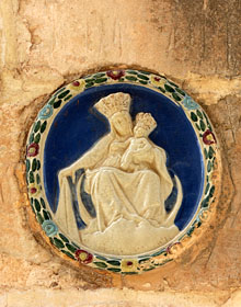 MALTA, Mdina, religious plaque by house entrance, MLT1025JPL 220