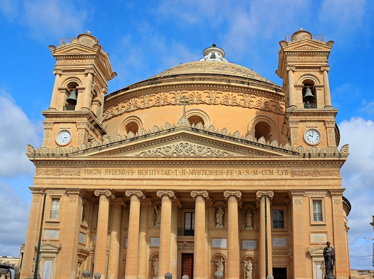 MALTA, Mosta, Mosta Rotunda Church, MLT1005JPL 555 deep