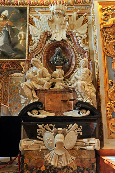 MALTA, Valletta, St John's Co-Cathedral, relief sculptures and art, MLT797JPL 370