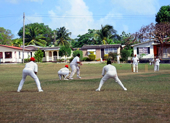 BARBADOS, Bridgetown, cricket match, BAR235JPL 4000 A 600