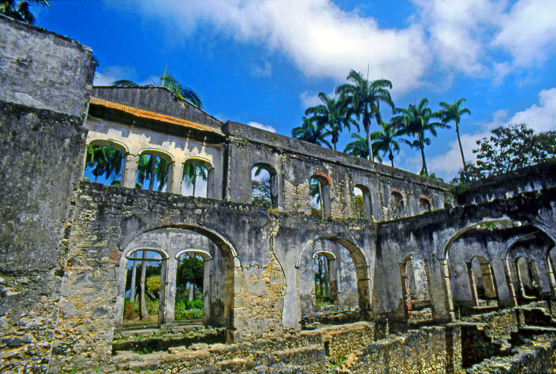 BARBADOS, Farley Hill National Park, Farley Hill Mansion ruins, BAR284JPL A 800