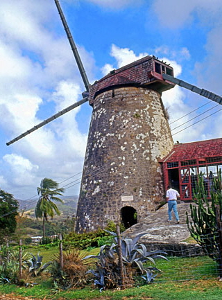 BARBADOS, St Andrew, Morgan Lewis Windmill, BAR544JPL A 325