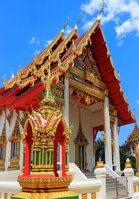 Thailand, PHUKET, Karon Temple (Wat Suwan Khiri Khet), THA3646JPL A 280