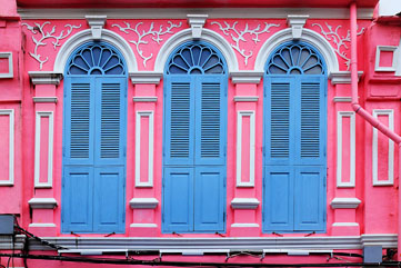 Thailand, PHUKET, Phuket Old Town, Sino-Portuguese architecture, THA3861JPL 4000 - A 361