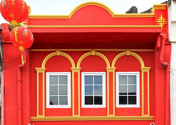 Thailand, PHUKET, Phuket Old Town, Sino-Portuguese architecture, THA3878JPL A 361
