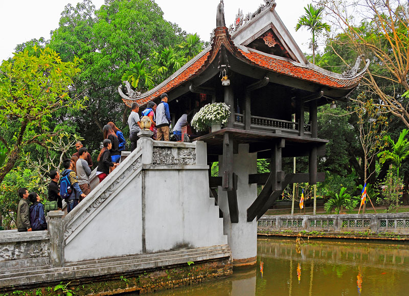 Vietnam, HANOI, Dien Huu Temple site, One Pillar Pagoda, VT1700JPL A 800
