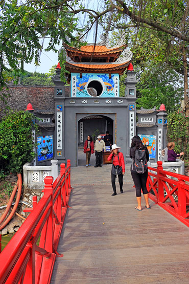 Vietnam, HANOI, Hoan Keim Lake, Ngoc Son Temple (Jade Mountain Temple), VT1581JPL A 370