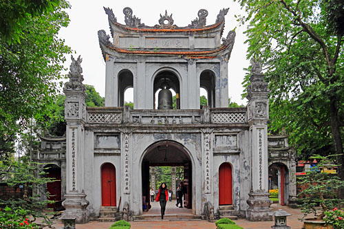 Vietnam, HANOI, Temple of Literature, Main Gateway, VT822JPL A 500
